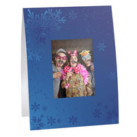 Blue Snowflakes Instax Mini Frame